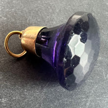 Load image into Gallery viewer, Vintage Large 18K Yellow Gold Paste Fob Charm Pendant