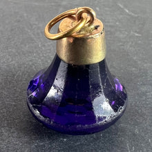 Load image into Gallery viewer, Vintage Large 18K Yellow Gold Paste Fob Charm Pendant