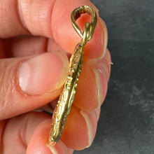 Load image into Gallery viewer, Augis French Plus Qu’Hier More Than Yesterday 18K Yellow Gold Love Medal Pendant