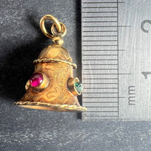 Load image into Gallery viewer, Vintage 18 Karat Yellow Gold Bell Charm Pendant