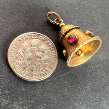 Load image into Gallery viewer, Vintage 18 Karat Yellow Gold Bell Charm Pendant