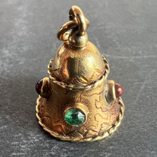 Load image into Gallery viewer, Vintage 18 Karat Yellow Gold Bell Charm Pendant