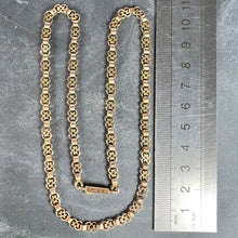 Load image into Gallery viewer, French 18K Rose Gold Fancy Link Chain Necklace