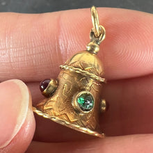 Load image into Gallery viewer, Vintage 18 Karat Yellow Gold Bell Charm Pendant