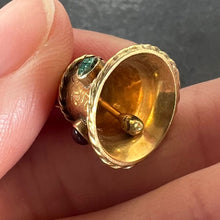 Load image into Gallery viewer, Vintage 18 Karat Yellow Gold Bell Charm Pendant