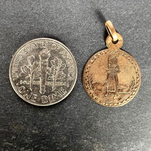 Load image into Gallery viewer, French Virgin Mary 18K Rose Gold Charm Pendant