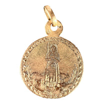 Load image into Gallery viewer, French Virgin Mary 18K Rose Gold Charm Pendant
