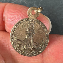 Load image into Gallery viewer, French Virgin Mary 18K Rose Gold Charm Pendant