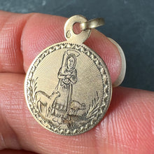 Load image into Gallery viewer, French Virgin Mary 18K Rose Gold Charm Pendant