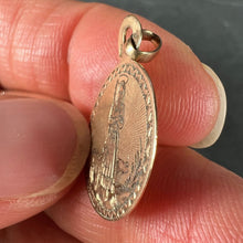 Load image into Gallery viewer, French Virgin Mary 18K Rose Gold Charm Pendant