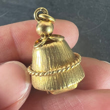 Load image into Gallery viewer, Vintage 18 Karat Yellow Gold Amethyst Barrel Charm Pendant