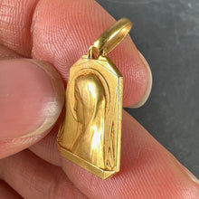 Load image into Gallery viewer, French Virgin Mary 18K Yellow Gold Medal Pendant