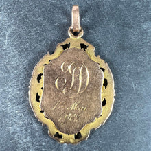 Load image into Gallery viewer, French First Communion Chalice IHS 18K Yellow Rose Gold Charm Pendant