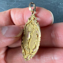 Load image into Gallery viewer, French First Communion Chalice IHS 18K Yellow Rose Gold Charm Pendant