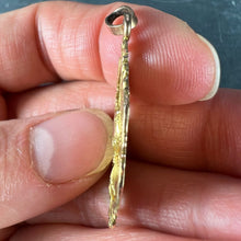 Load image into Gallery viewer, French First Communion Chalice IHS 18K Yellow Rose Gold Charm Pendant