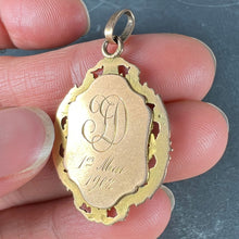 Load image into Gallery viewer, French First Communion Chalice IHS 18K Yellow Rose Gold Charm Pendant