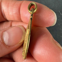 Load image into Gallery viewer, Vintage St Therese Saint Medal Gold Plated Charm Pendant