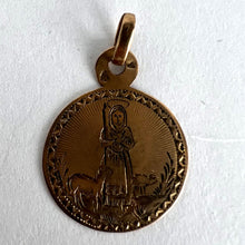 Load image into Gallery viewer, French Virgin Mary 18K Rose Gold Charm Pendant