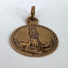 Load image into Gallery viewer, French Virgin Mary 18K Rose Gold Charm Pendant