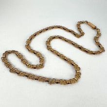 Load image into Gallery viewer, French 18K Rose Gold Fancy Link Chain Necklace