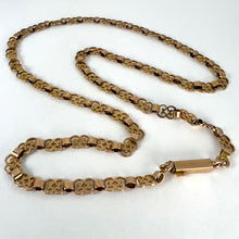 Load image into Gallery viewer, French 18K Rose Gold Fancy Link Chain Necklace