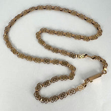 Load image into Gallery viewer, French 18K Rose Gold Fancy Link Chain Necklace