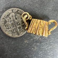 Load image into Gallery viewer, Vintage 9K Yellow Gold Double Handled Pot Charm Pendant