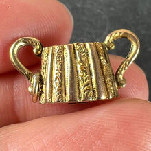 Load image into Gallery viewer, Vintage 9K Yellow Gold Double Handled Pot Charm Pendant