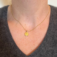 Load image into Gallery viewer, French Vintage ORIA Rolled Gold St Christopher Charm Pendant