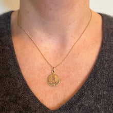 Load image into Gallery viewer, French Virgin Mary 18K Rose Gold Charm Pendant