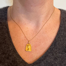 Load image into Gallery viewer, French Virgin Mary 18K Yellow Gold Medal Pendant