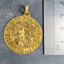 Load image into Gallery viewer, Italian Capricorn Zodiac 18K Yellow Gold Charm Pendant
