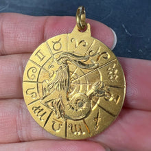 Load image into Gallery viewer, Italian Capricorn Zodiac 18K Yellow Gold Charm Pendant