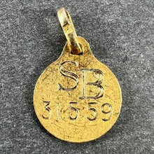 Load image into Gallery viewer, French Vintage ORIA Rolled Gold St Christopher Charm Pendant