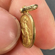 Load image into Gallery viewer, French Vintage ORIA Rolled Gold St Christopher Charm Pendant