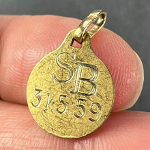 Load image into Gallery viewer, French Vintage ORIA Rolled Gold St Christopher Charm Pendant