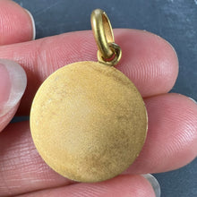 Load image into Gallery viewer, French Becker 18K Yellow Gold Jesus Christ Crown of Thorns Medal Charm Pendant