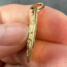 Load image into Gallery viewer, Charl Sanne French Saint Christopher 18K Yellow Gold Charm Pendant
