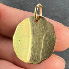 Load image into Gallery viewer, Charl Sanne French Saint Christopher 18K Yellow Gold Charm Pendant