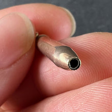 Load image into Gallery viewer, Antique Victorian Propelling Pencil 9K Rose Gold Turquoise Charm Pendant