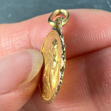 Load image into Gallery viewer, French Raphael’s Cherub 18K Yellow Gold Medal Pendant
