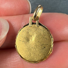 Load image into Gallery viewer, French Raphael’s Cherub 18K Yellow Gold Medal Pendant