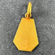 Load image into Gallery viewer, French Yellow Gold Flower Basket Charm Pendant