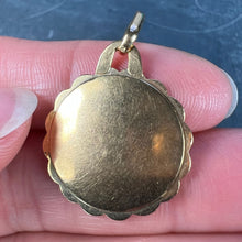 Load image into Gallery viewer, Augis French More Than Yesterday Ruby 18K Yellow Gold Love Charm Pendant