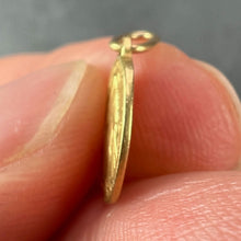 Load image into Gallery viewer, Mini Virgin Mary Miraculous Medal 18K Yellow Gold Charm Pendant