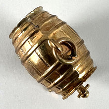 Load image into Gallery viewer, Vintage 9K Yellow Gold Beer Whisky Barrel Charm Pendant