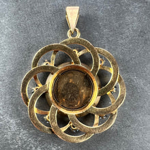 Load image into Gallery viewer, Large Augis More Than Yesterday Diamond Blue Spinel 18K Gold Love Medal Pendant