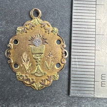 Load image into Gallery viewer, Antique French First Communion Chalice 18K Yellow Rose White Gold Charm Pendant