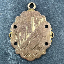 Load image into Gallery viewer, Antique French First Communion Chalice 18K Yellow Rose White Gold Charm Pendant