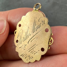 Load image into Gallery viewer, Antique French First Communion Chalice 18K Yellow Rose White Gold Charm Pendant